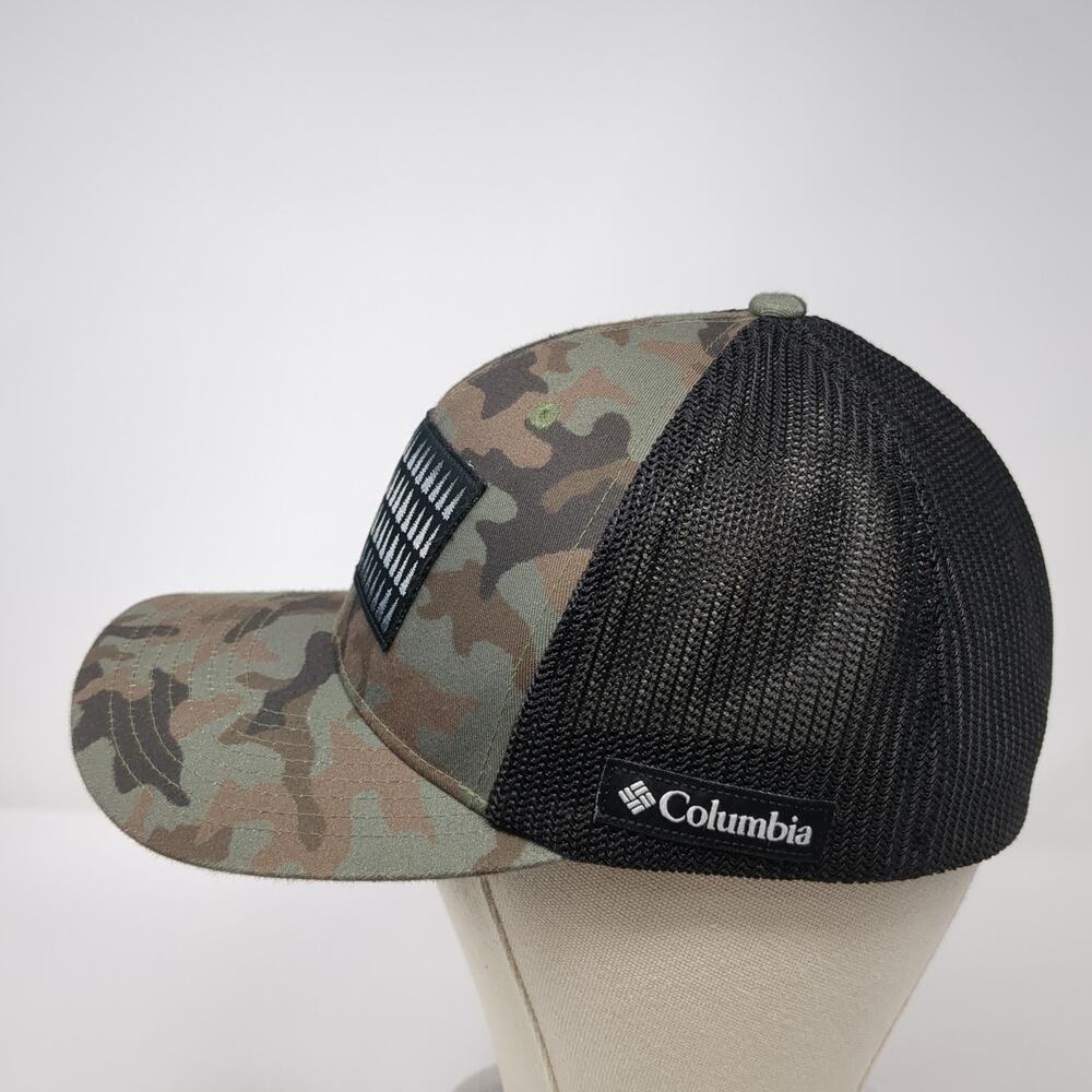 Tree Flag Patch Fitted Trucker Hat Multicolor One… - image 3